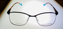 Load image into Gallery viewer, Lucky Mens Ophthalmic Soft Rectangle Black Metal Frame. D509 54mm
