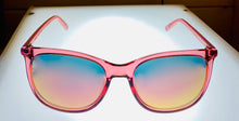 Load image into Gallery viewer, Fila Mens Crystal Pink Plastic Sunglass, Pink Flash Lens SF9485
