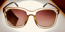 Load image into Gallery viewer, Lucky Brand Womens Plastic Taupe Large Square Sunglass, Gradient Lens D2006
