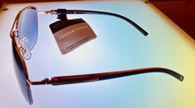 Load image into Gallery viewer, Lucky Brand Gold Mens Metal Aviator, Blue Gradient Lens Clemente

