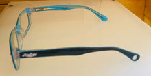 Load image into Gallery viewer, Lucky Brand Mens Ophthalmic Eyeglass Rectangle Wonder Black Blue Plastic 46mm
