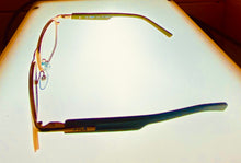 Load image into Gallery viewer, Fila Mens Gold Green Ophthalmic Soft Rectangle Metal Frame F0014. 03. 55mm
