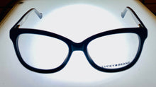 Load image into Gallery viewer, Lucky Mens Ophthalmic Black Soft Rectangle Plastic Frame D205 53mm
